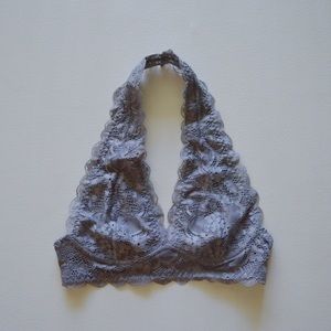 grey lace bralette